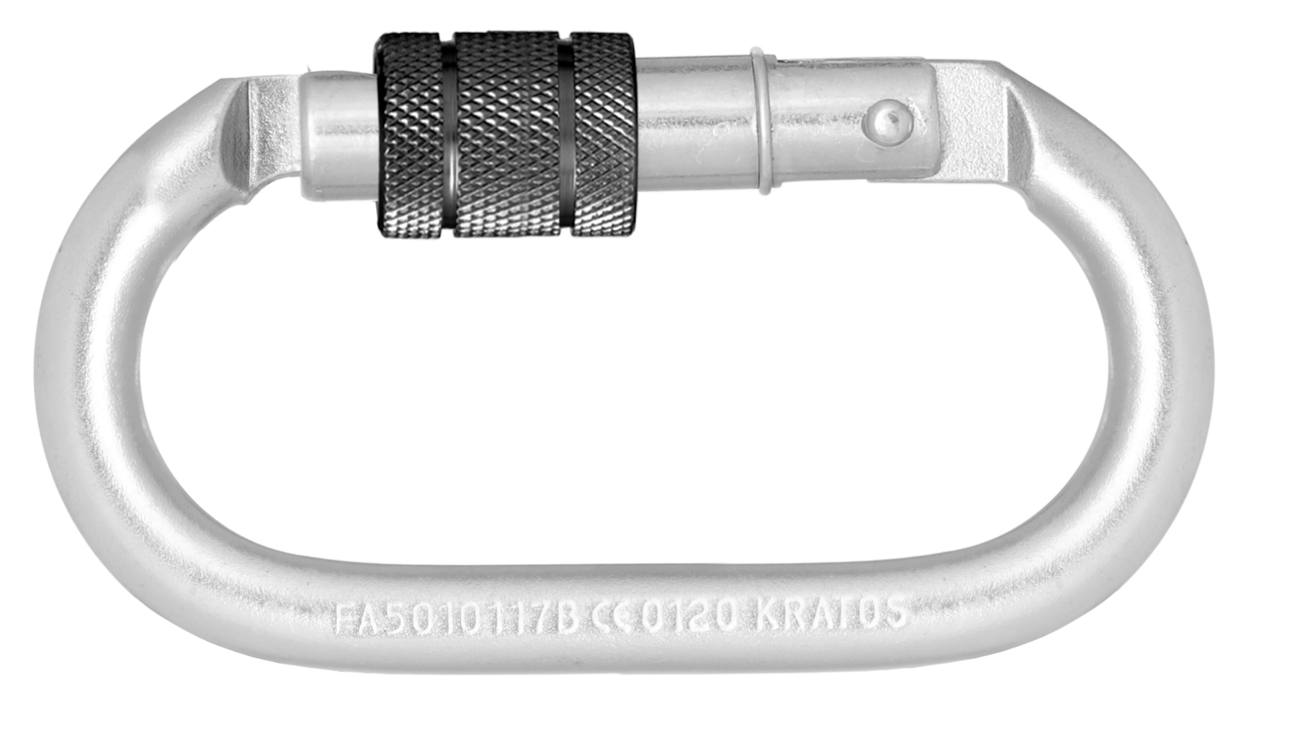 Kratos Stahl-Karabiner Schraube Keylock